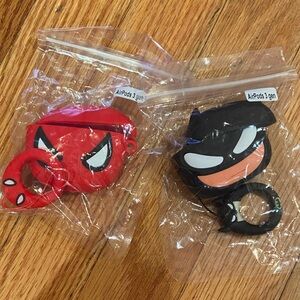 Apple AirPods Gen 3 Red and Black Character Cases